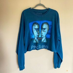 Pink Floyd Division Bell Tour Long Sleeve Cropped Oversized Daydreamer Shirt